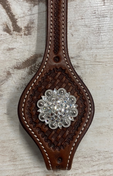 Glitzer Concho white